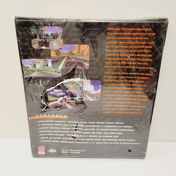 Screamer Breakneck Road Racing (PC, 1995) Box Is Damaged - Picture 4 of 9